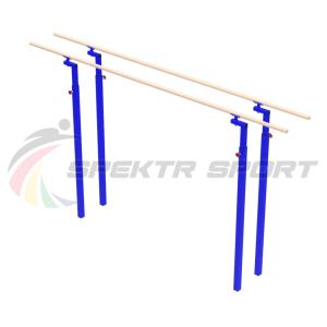 Купить Брусья гимнастические мужские массовые со стеклопластиковыми жердями (уличн. под бетонирование) в Самаре 