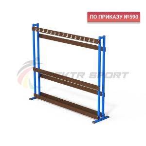 Купить Стеллаж для лыж двусторонний (на 30 пар) ЛХ2 в Самаре 