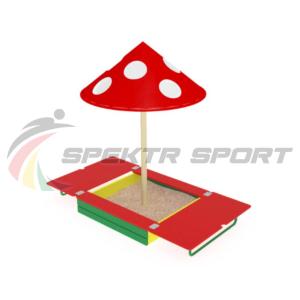 Купить Песочница с крышкой и грибком ИО 512 в Самаре 