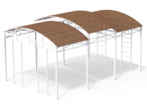 Купить Теневой навес 6х4 м для уличных тренажеров в Самаре 