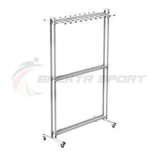 Купить Стеллаж для лыж мобильный + вешалка для палок на 20 пар Стандарт-2М+ в Самаре 