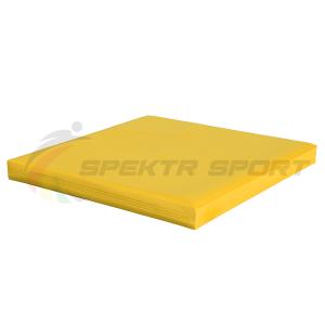 Купить Мат гимнастический 1х1х0,05 материал искожа, плотность 18 кг/м3 в Самаре 