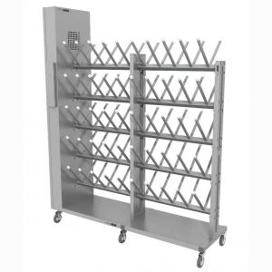 Купить Сушильный стеллаж для обуви "SL2 Лидер -Премиум" мобильный двусторонний 50 пар 2000Х1730Х50мм в Самаре 