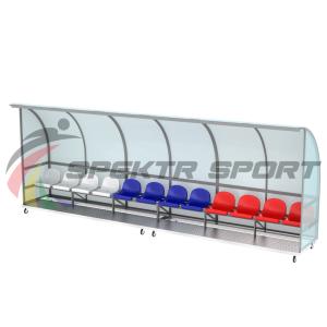 Купить Кабинка для игроков и судей мобильная на 12 мест в Самаре 