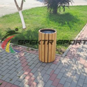 Купить Урна цилиндрическая в деревянной обрешетке лиственница в Самаре 