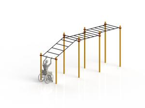 Купить Рукоход разноуровневый для колясочников WRK-D09_76mm в Самаре 