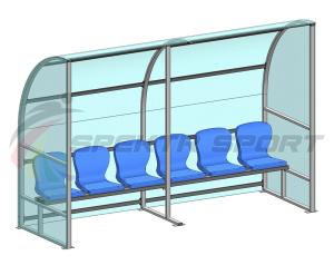 Купить Кабинка для игроков и судей на 6 мест в Самаре 