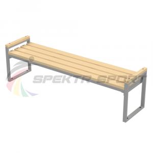 Купить Лавка парковая разборная 2 м без спинки в Самаре 