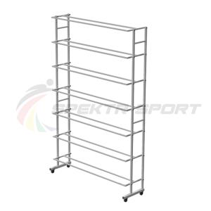 Купить Стеллаж для мячей мобильный односторонний шир. 1320 мм SP ХИ-М1_25 в Самаре 