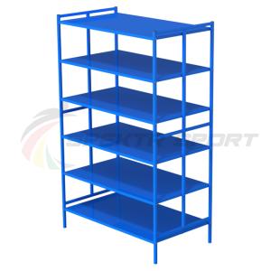 Купить Стеллаж для спортинвентаря открытый двойной (полки металл) в Самаре 