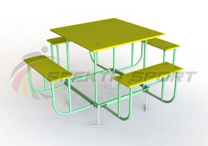 Купить Столик со скамейками арт. SP УБС1 в Самаре 