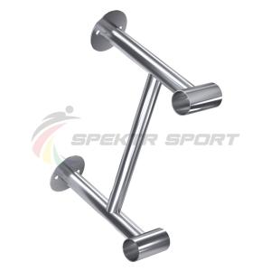 Купить Кронштейн пристенный двухрядного балетного станка Гран Батман из нерж стали в Самаре 