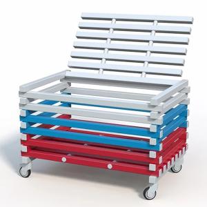 Купить Корзина для хранения инвентаря с закрывающейся крышкой 1200х800х700 мм в Самаре 