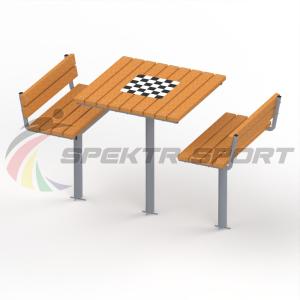 Купить Уличный набор два стула и стол шахматный в Самаре 