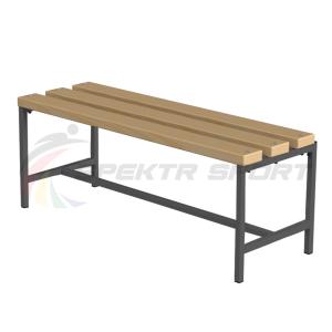 Купить Скамейка для раздевалок без спинки (цельная) 1000 мм в Самаре 