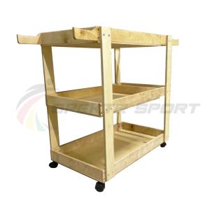 Купить Тележка деревянная для спортинвентаря на колесах в Самаре 