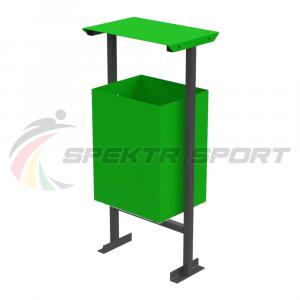 Купить Урна для мусора прямоугольная с навесом «Бабочка» в Самаре 