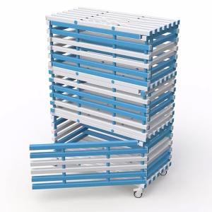 Купить Стеллаж 3-х секционный закрывающийся, разборный жесткий ПВХ 1380х720х2005 мм в Самаре 