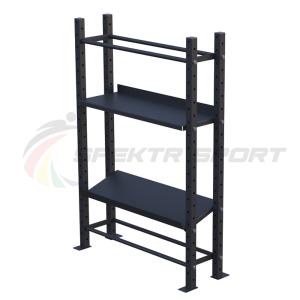 Купить Модульный стеллаж для гантелей, гирь и медболов 1320х430х1950 в Самаре 