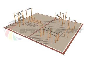 Купить Площадка уличная для воркаут Дворовая 1_76mm в Самаре 