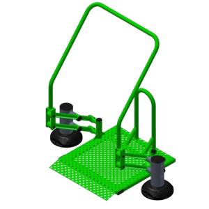 Купить Тренажер уличный для людей с ОВЗ Подтягивание на платформе ТС 1002 в Самаре 