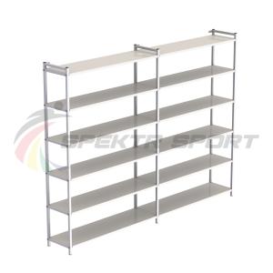 Купить Стеллаж для хранения инвентаря открытый (полки металл) 1900*2500*350 мм в Самаре 