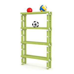 Купить Стеллаж для мячей (для бассейнов) жесткий ПВХ, 1010х260х1660 мм в Самаре 