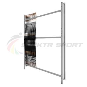 Купить Стеллаж для лыж односторонний пристенный на 10 пар SP ЛХ10 в Самаре 