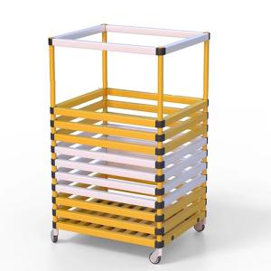 Купить Корзина для хранения инвентаря 600х600х1000 мм ПВХ  (закругленный профиль) в Самаре 