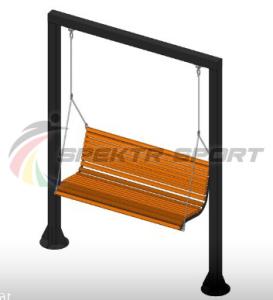 Купить Качели "Бриз" со спинкой в Самаре 