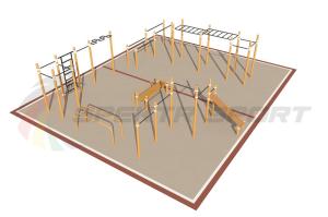 Купить Площадка уличная для воркаут Дворовая 3_76mm в Самаре 