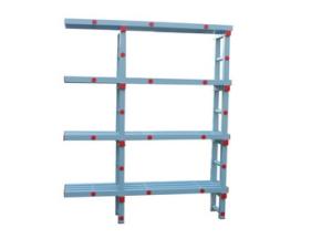 Купить Стеллаж с выступом для плавательного инвентаря, жесткий ПВХ, 1510х374х1810 мм в Самаре 