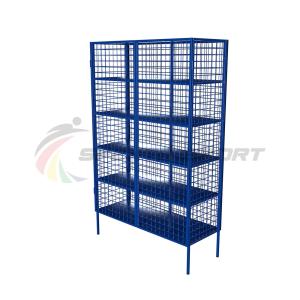 Купить Стеллаж для хранения инвентаря закрытый 1250х500х2000 (разборный) в Самаре 