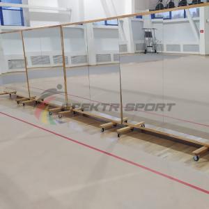 Купить Секция системы деления зала 2000 х 4000 мм - мобильные зеркала в Самаре 