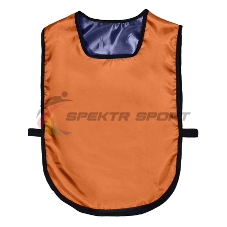 Купить Манишка футбольная двусторонняя универсальная Spektr Sport оранжево-синяя в Самаре 