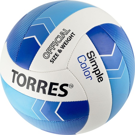 Купить Мяч волейбольный Torres Simple Color любительский р.5 в Самаре 